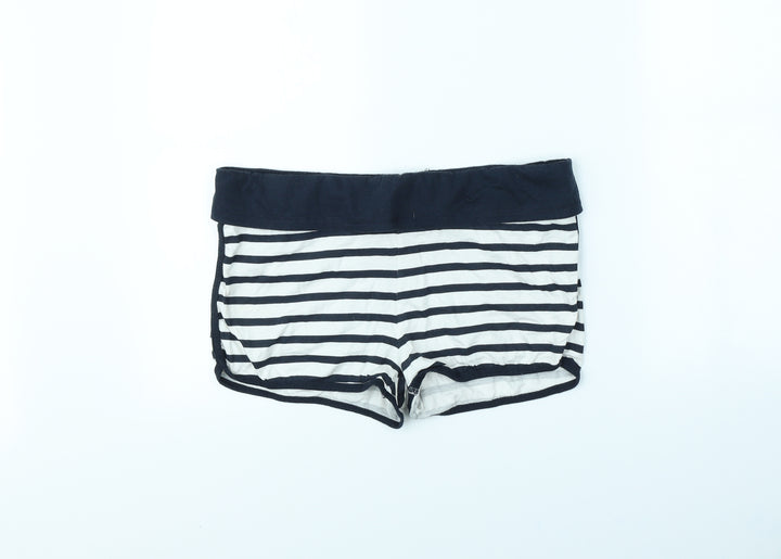 Atmosphere Womens Blue Striped Hot Pants Shorts Size 14