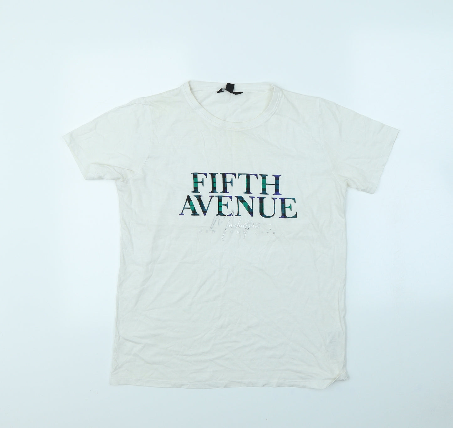 New Look Womens White   Basic T-Shirt Size 12