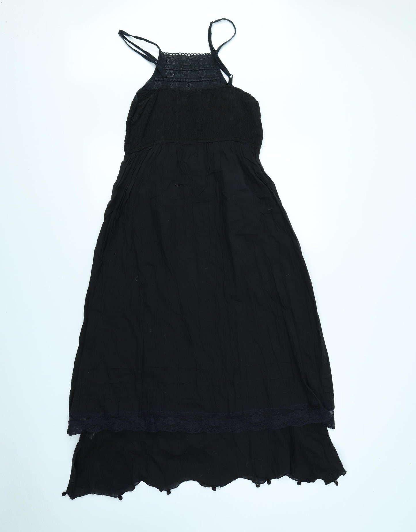 Preworn Womens Black   Fit & Flare  Size 8