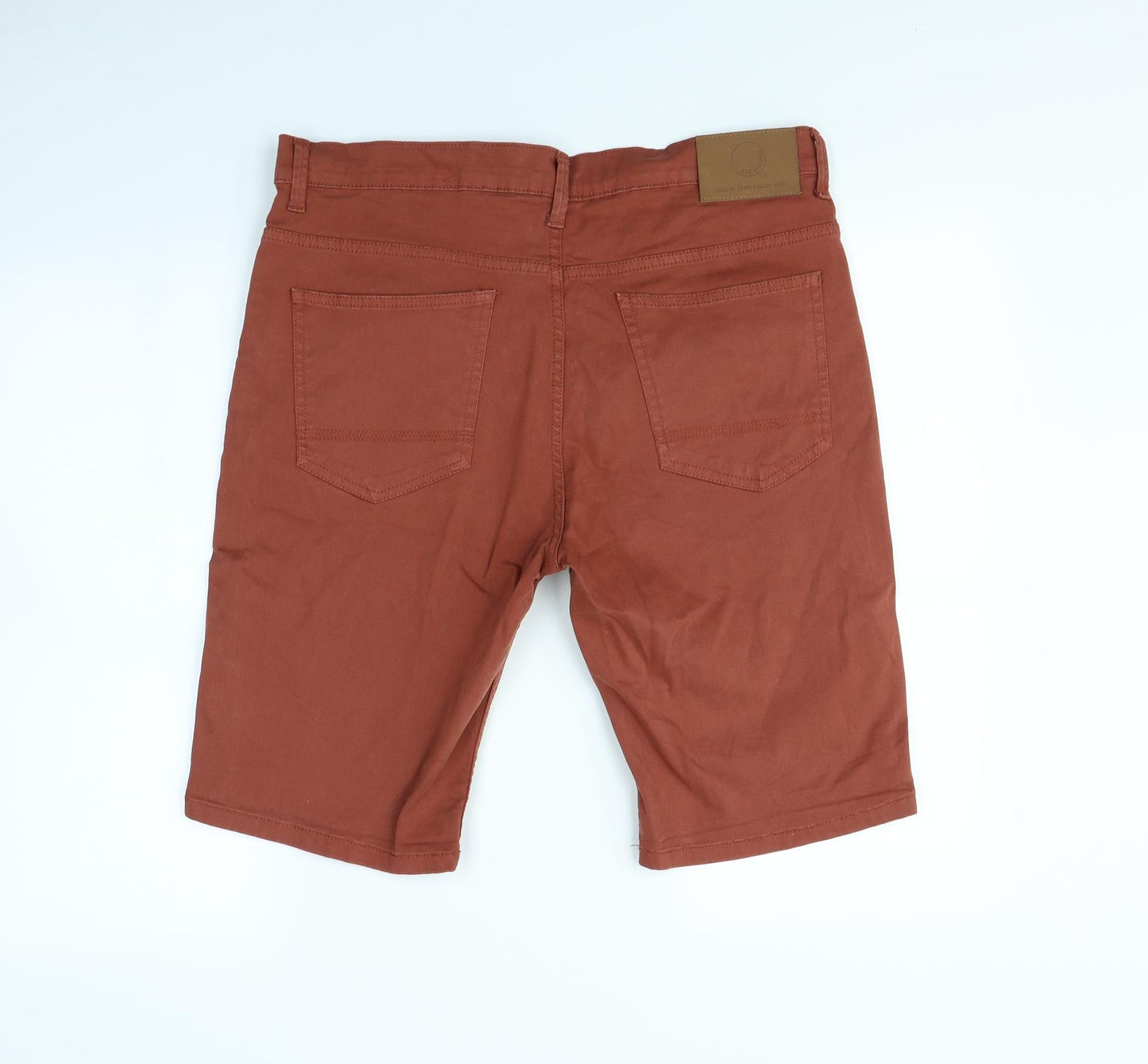 Denim & Co. Mens Brown   Chino Shorts Size 36 in