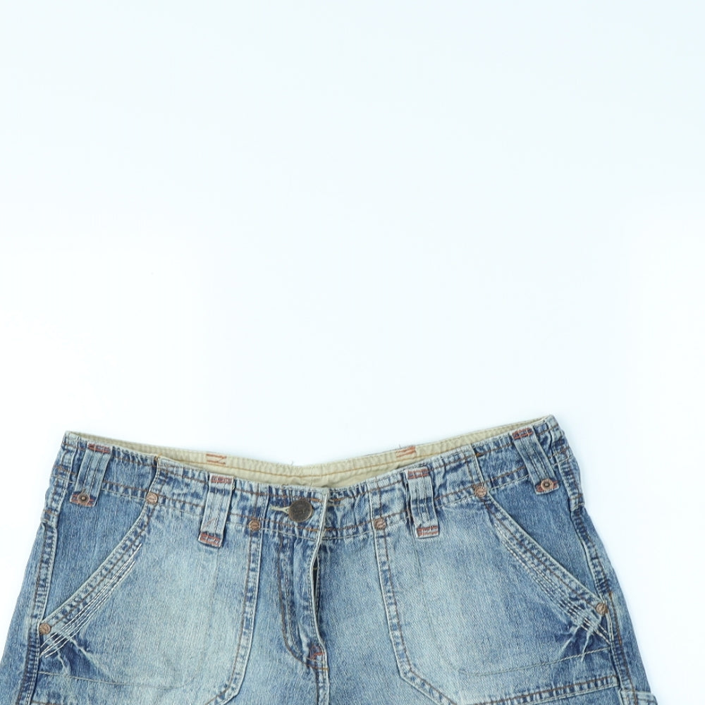 Preworn Womens Blue   Cut-Off Shorts Size 12