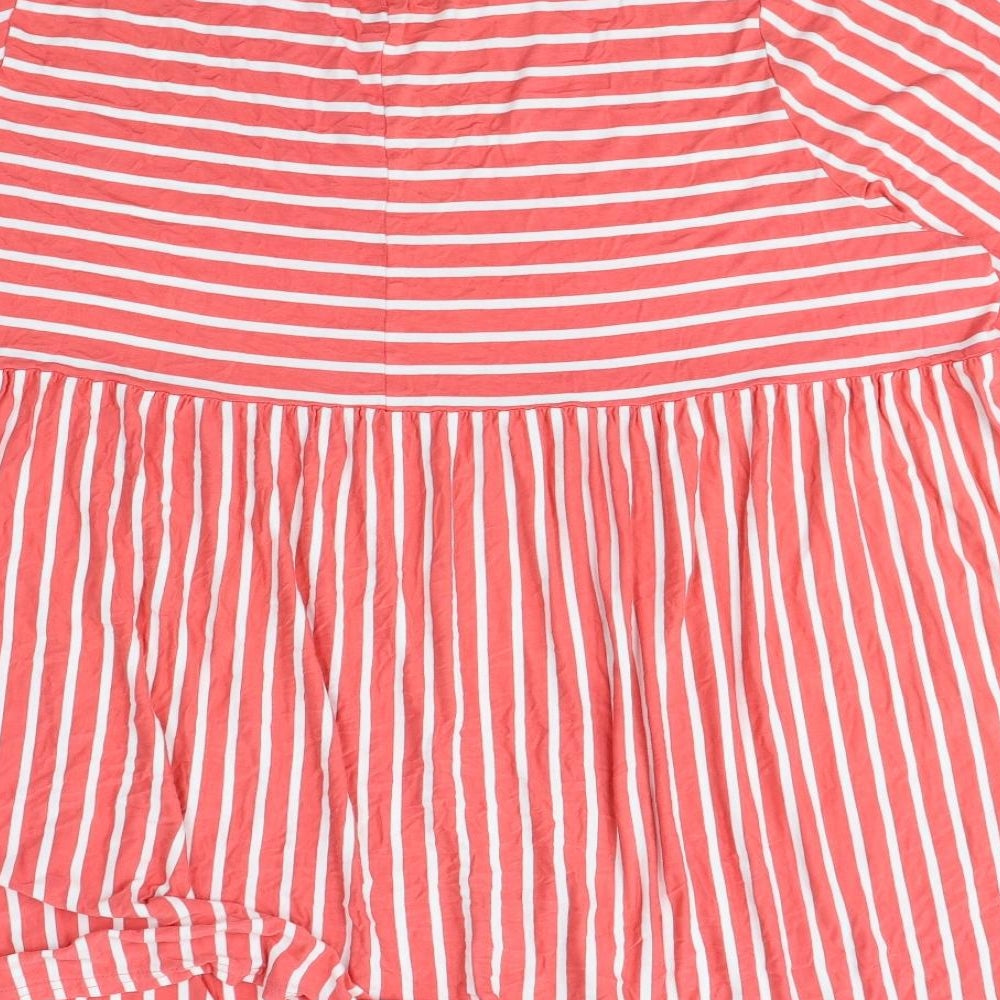 Yours Womens Pink Striped  Mini  Size 26