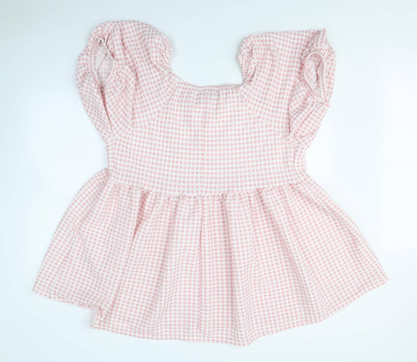 Yours Womens Pink Check  Fit & Flare  Size 28
