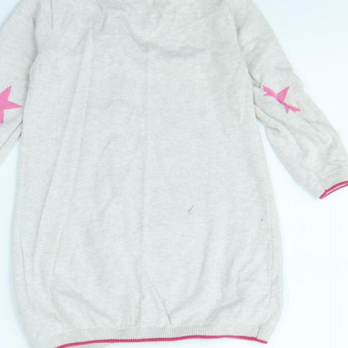 Blue Zoo Girls Beige   Jumper Dress  Size 3 Years