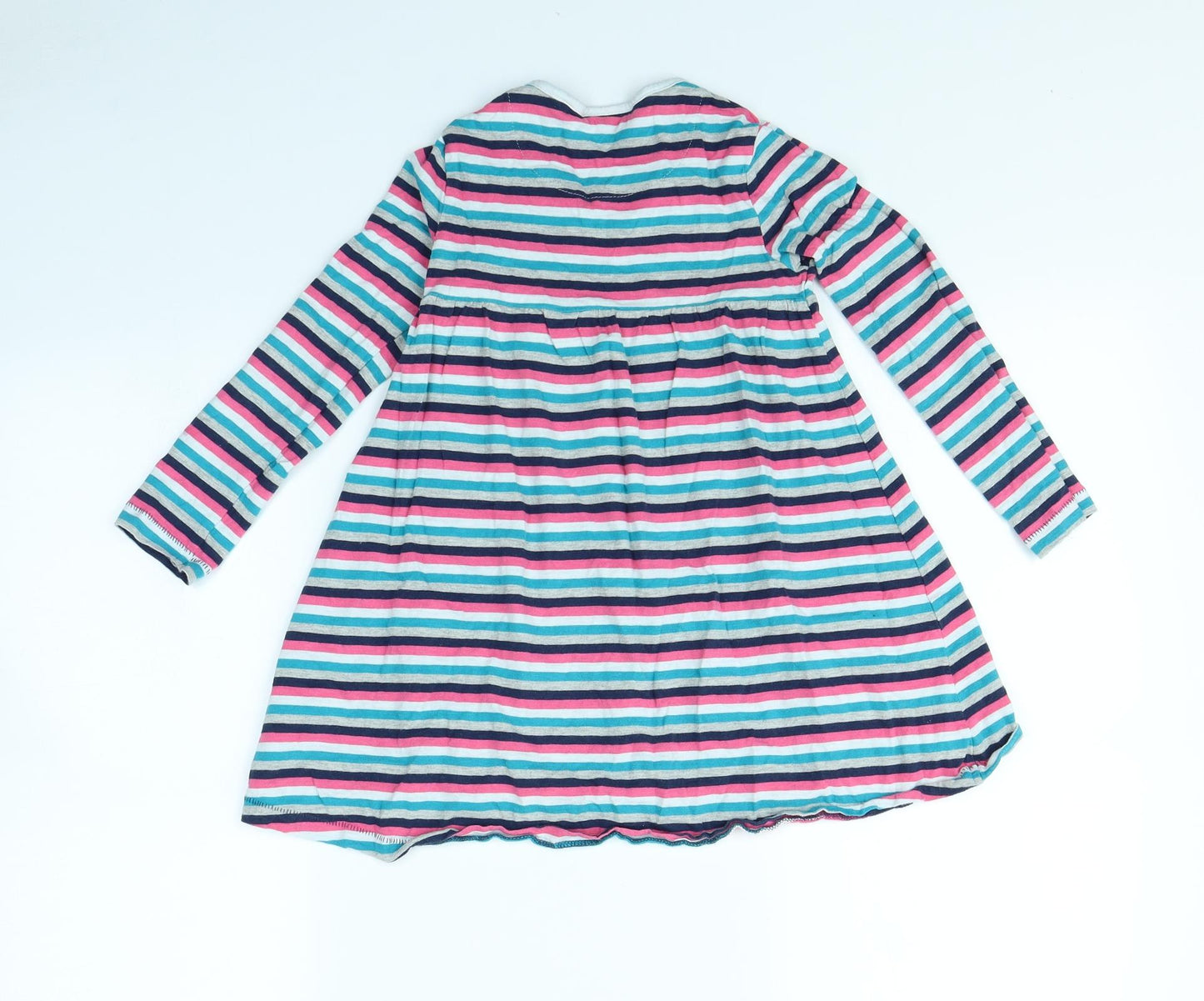 NEXT Girls Multicoloured Striped  Fit & Flare  Size 5 Years