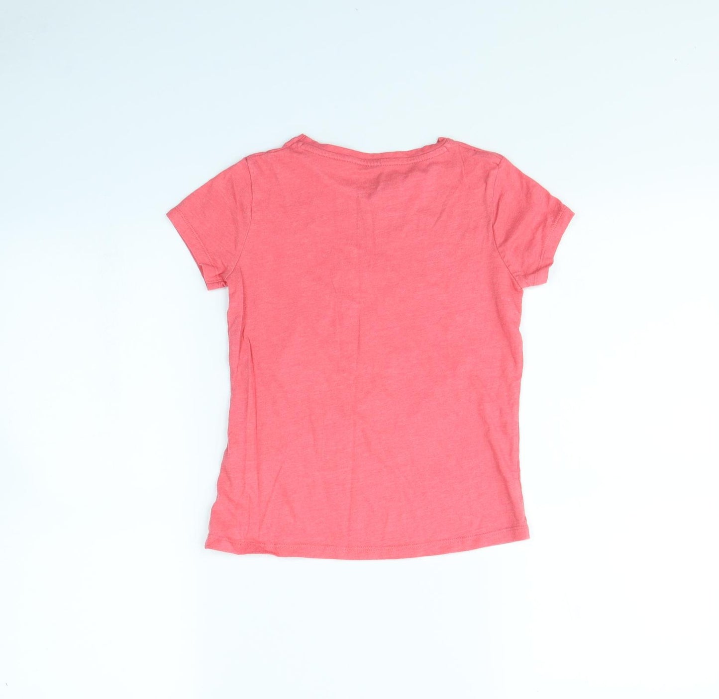 F&F Girls Pink   Basic T-Shirt Size 7 Years