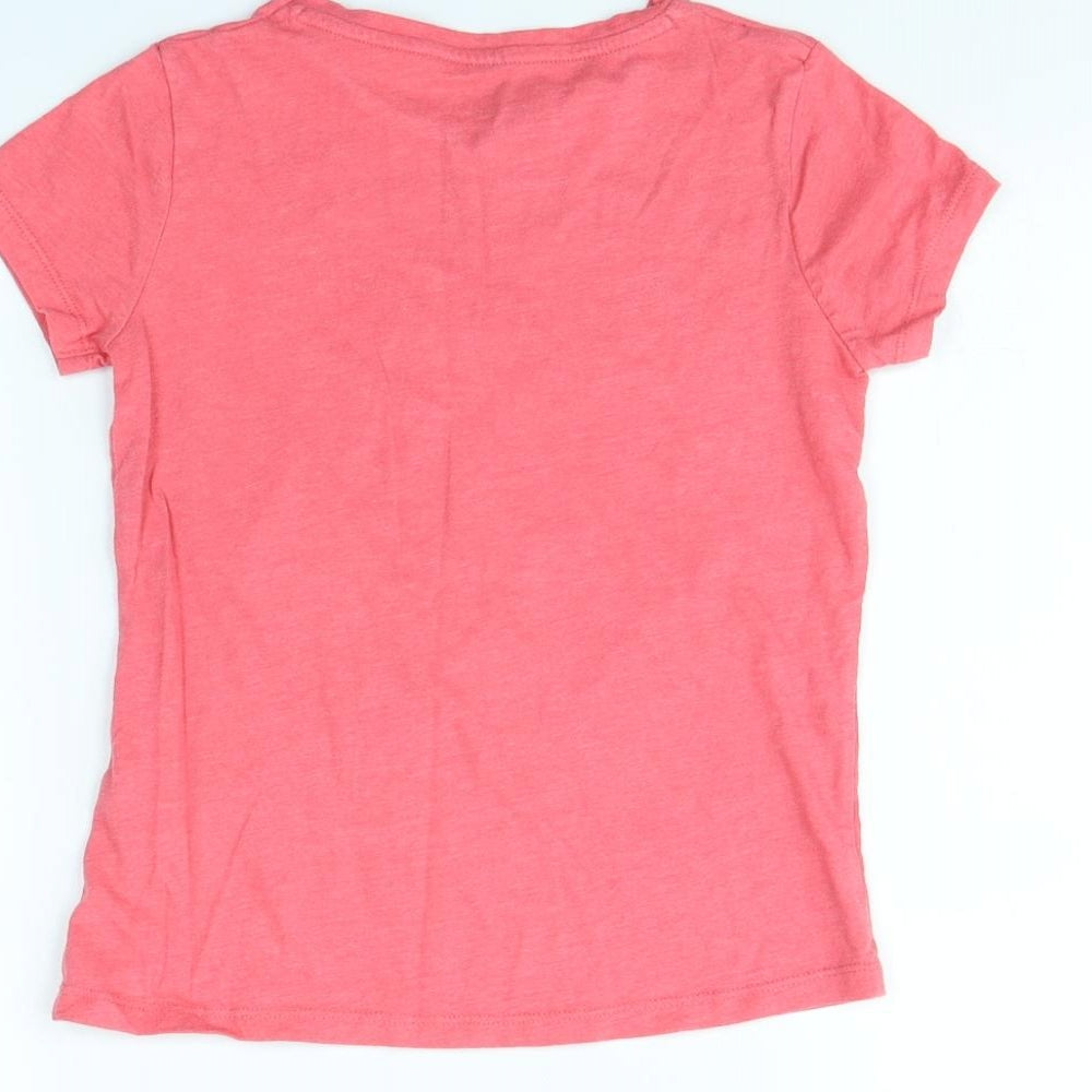 F&F Girls Pink   Basic T-Shirt Size 7 Years