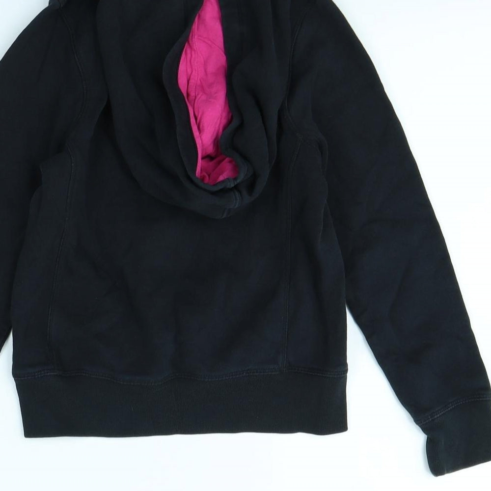 Nike Girls Black   Pullover Hoodie Size 8 Years