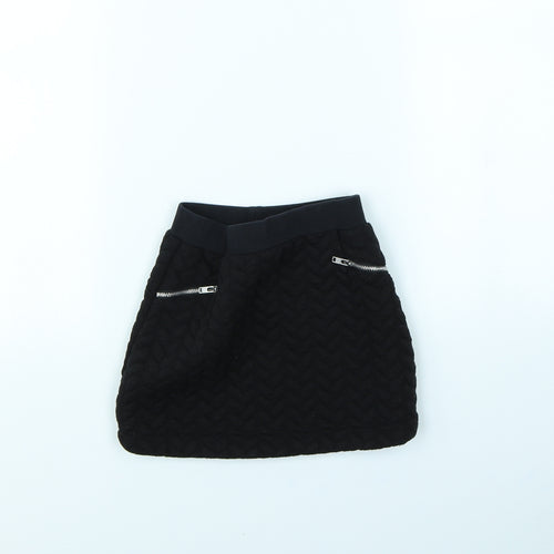 NEXT Girls Black   Mini Skirt Size 4 Years