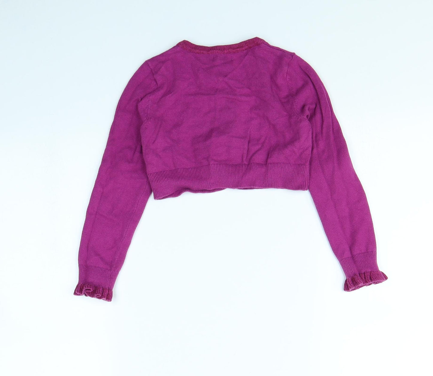 NEXT Girls Purple   Cardigan Jumper Size 5 Years