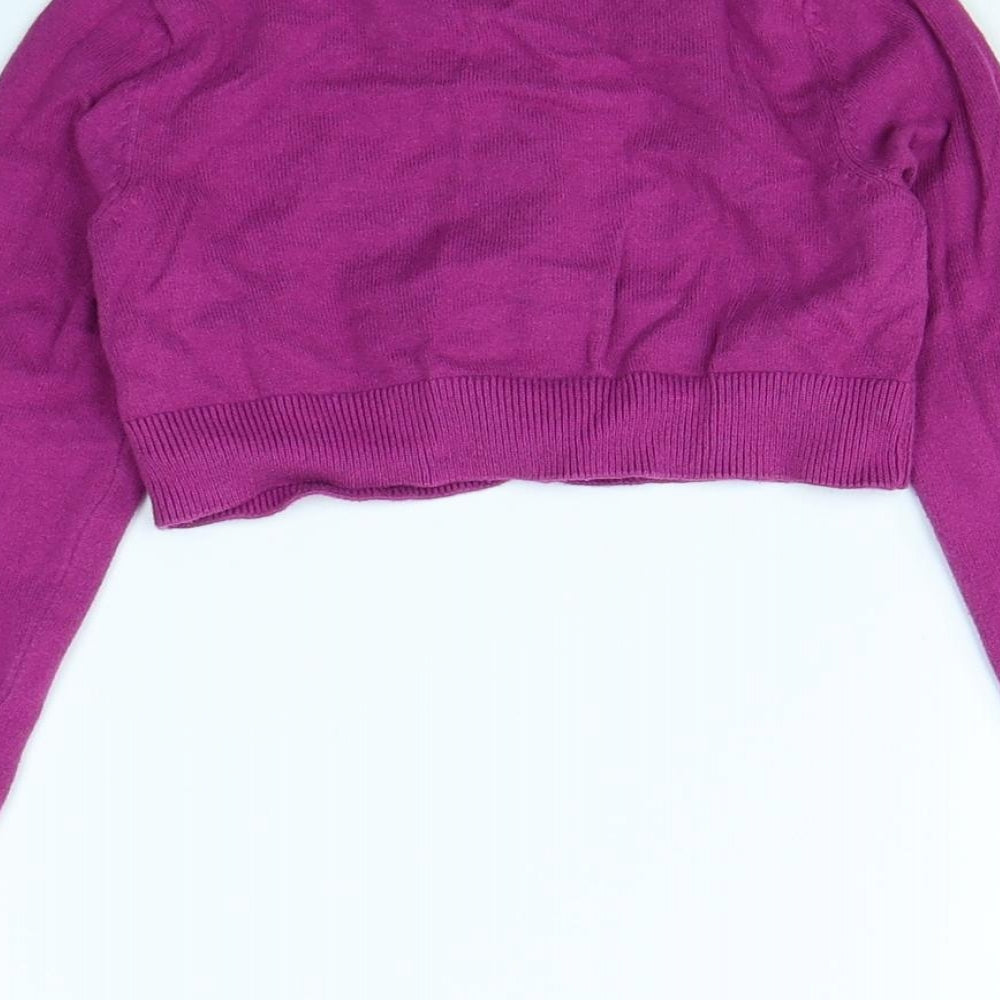 NEXT Girls Purple   Cardigan Jumper Size 5 Years