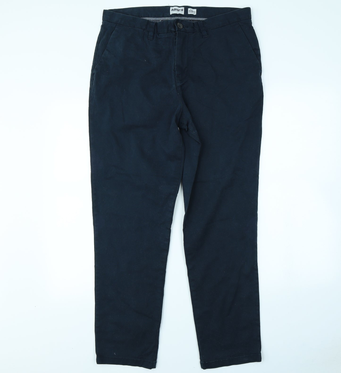 Admiral Mens Blue   Trousers  Size 36 in L30 in