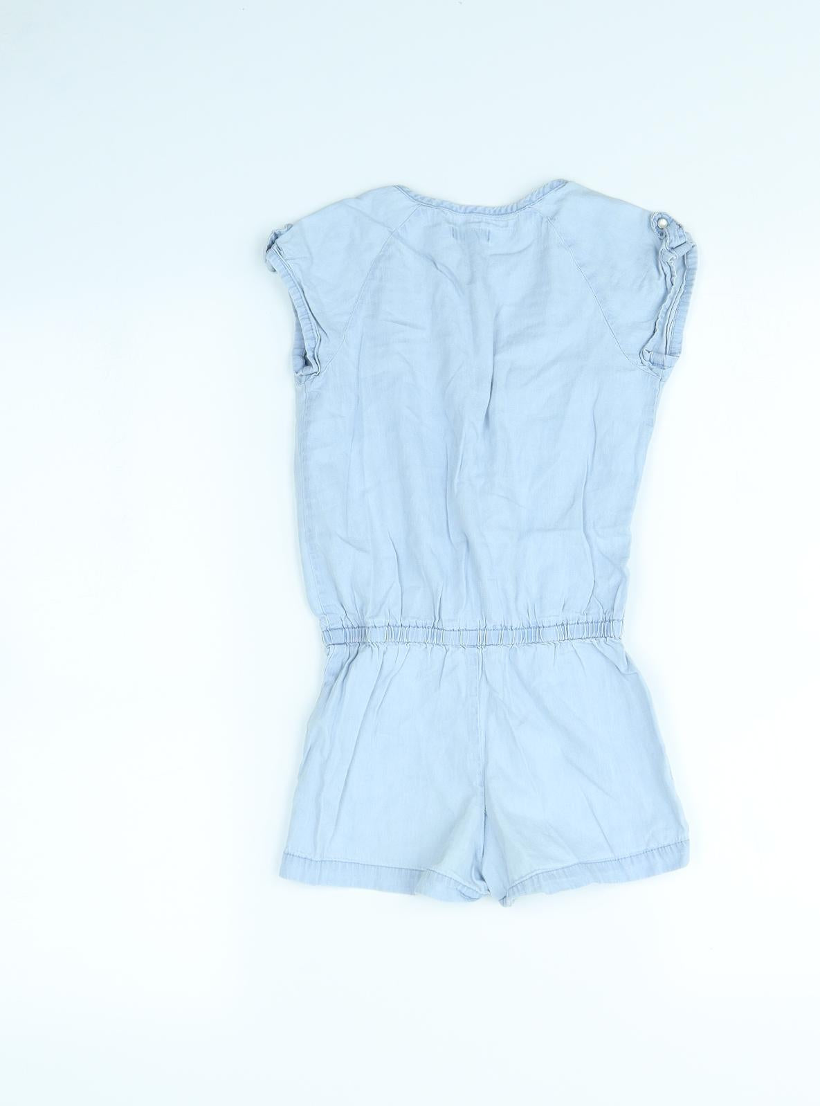 Vertbaudet Girls Blue   Playsuit One-Piece Size 5 Years