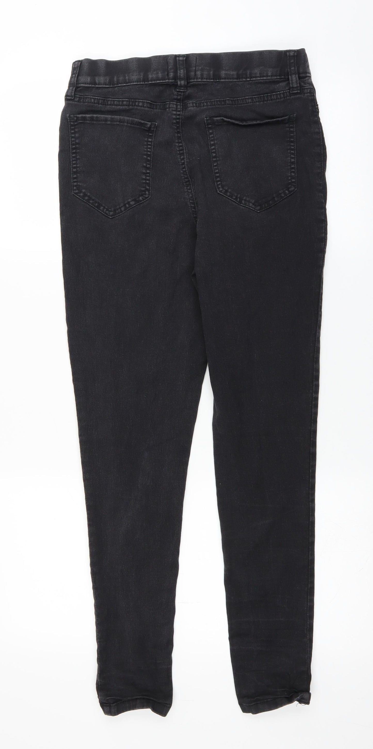 F&F Womens Grey  Denim Jegging Jeans Size 14 L27 in