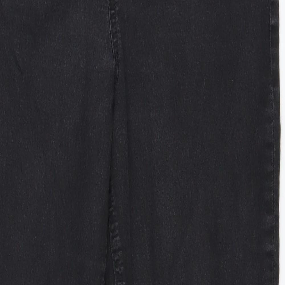 F&F Womens Grey  Denim Jegging Jeans Size 14 L27 in