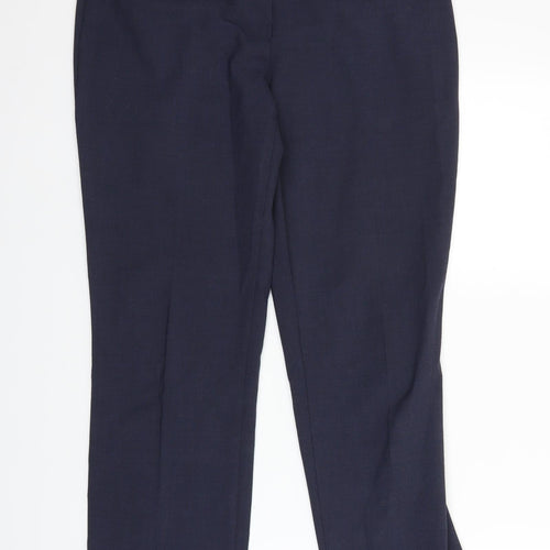 Marks and Spencer Womens Blue   Trousers  Size 12 L25 in