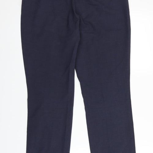 Marks and Spencer Womens Blue   Trousers  Size 12 L25 in