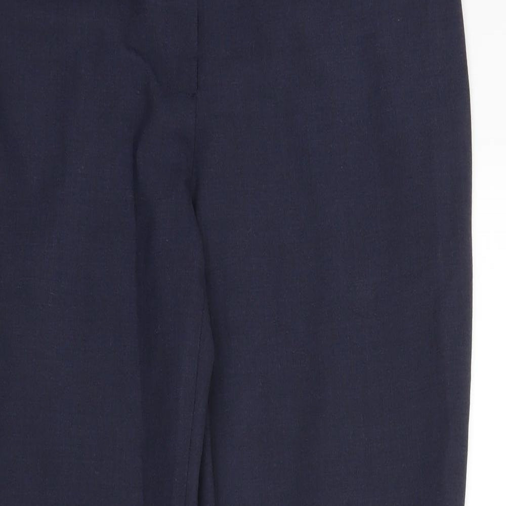 Marks and Spencer Womens Blue   Trousers  Size 12 L25 in