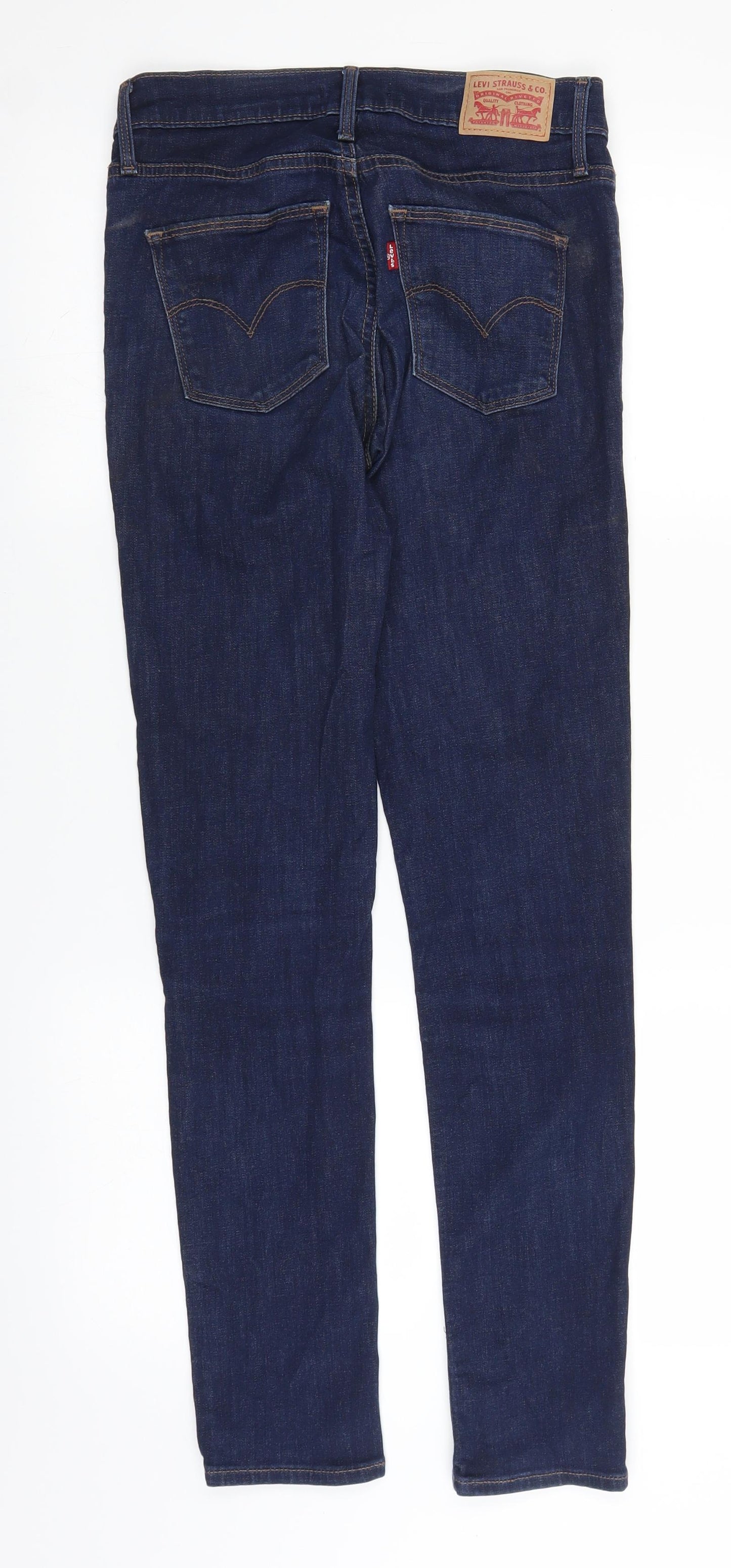 Levi's Womens Blue  Denim Skinny Jeans Size 27 in L29 in