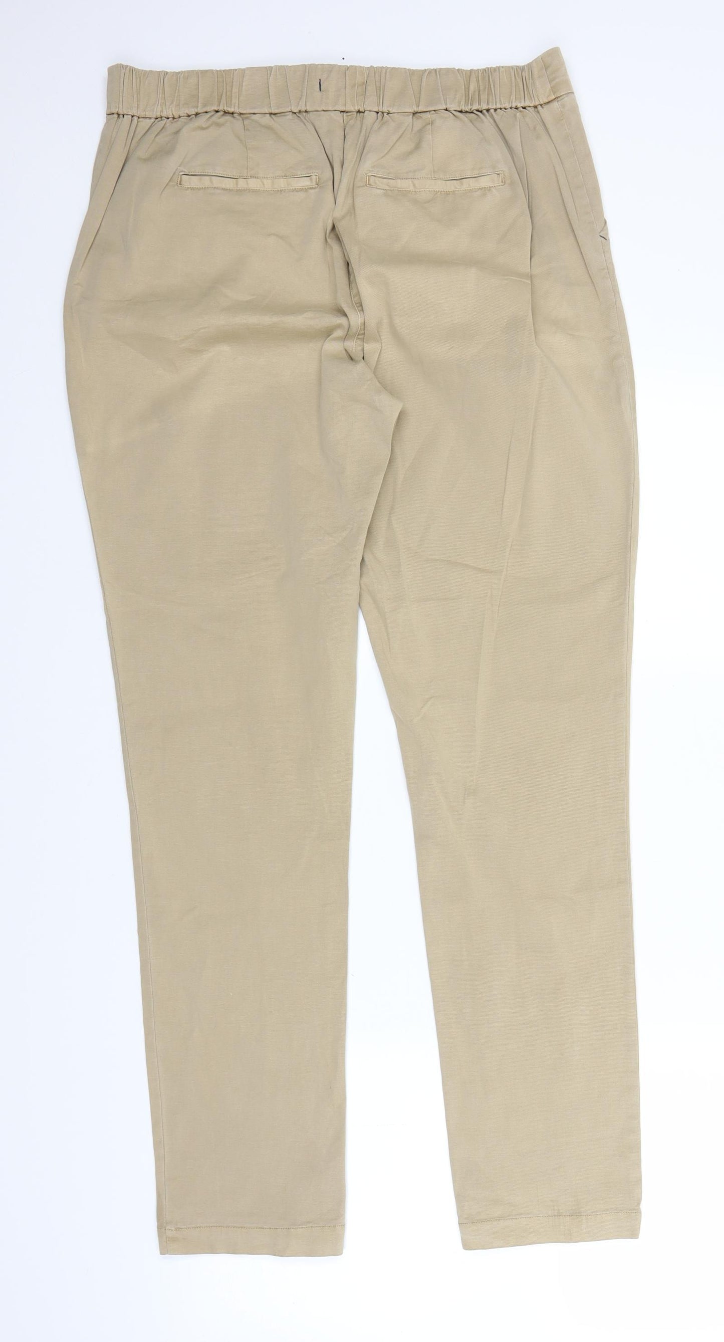 White Stuff Womens Beige   Trousers  Size 14 L29.5 in