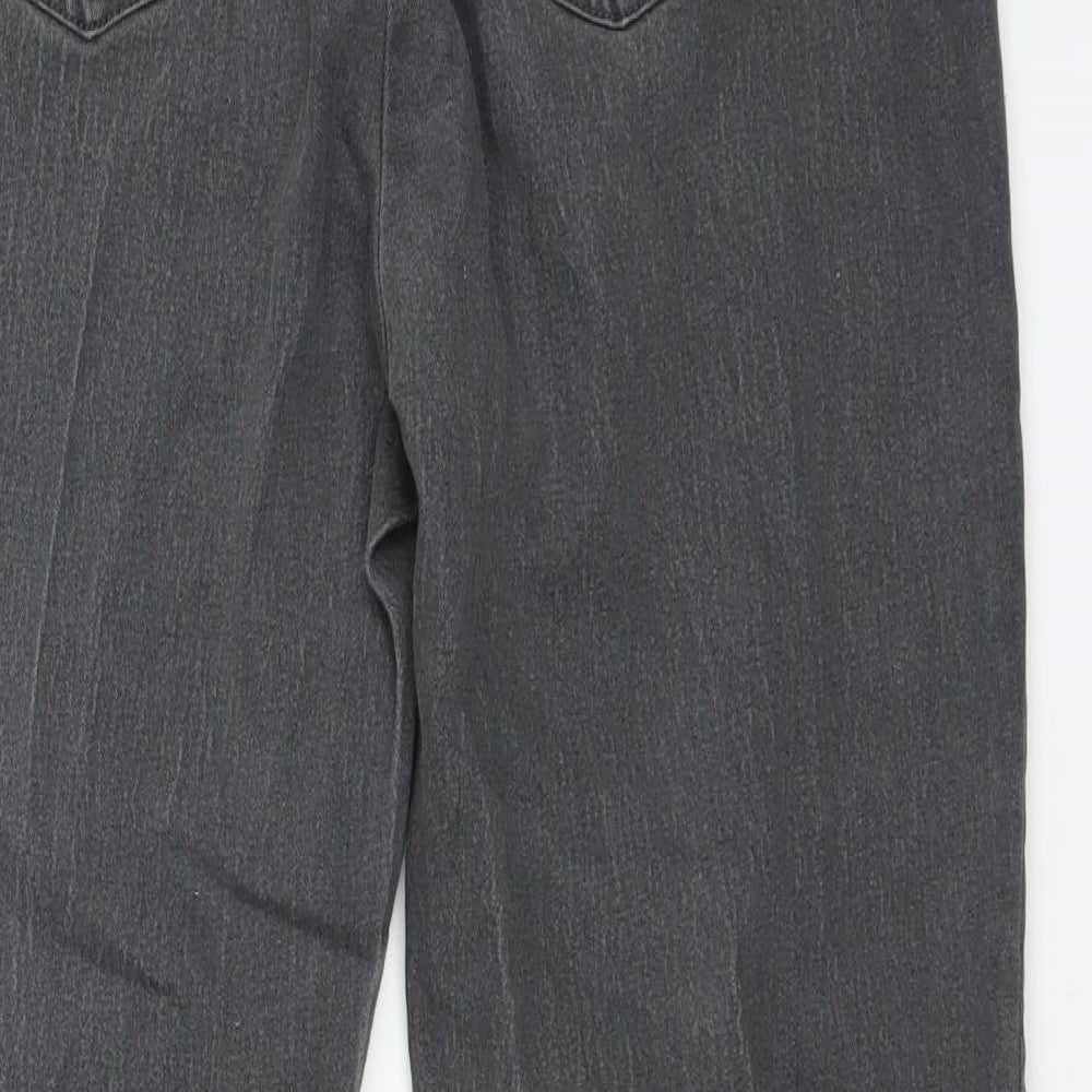 Simply Be Womens Grey  Denim Jegging Jeans Size 18 L28 in