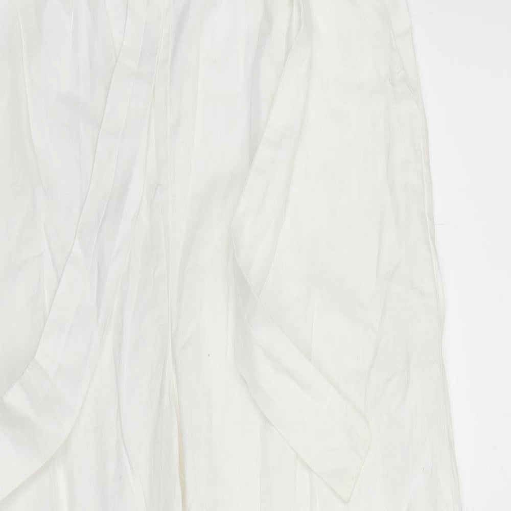 Stradivarius Womens White   Trousers  Size S L23 in