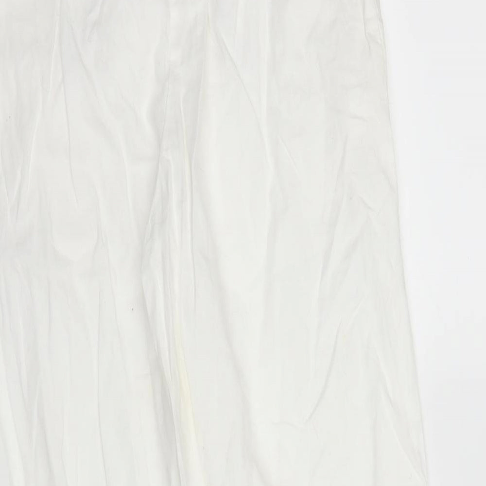 Stradivarius Womens White   Trousers  Size S L23 in