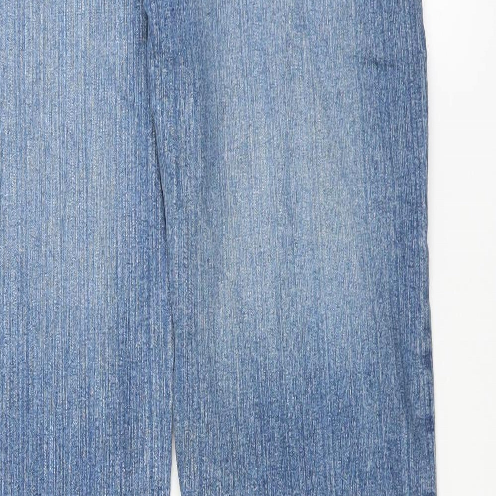 George Womens Blue  Denim Bootcut Jeans Size 14 L30 in