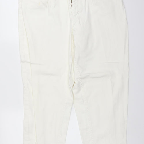 Elisabeth Womens White  Denim Straight Jeans Size 18 L28 in