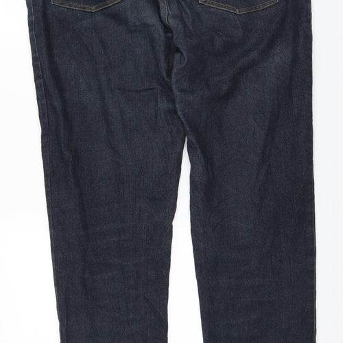 In Extenso Womens Blue  Denim Straight Jeans Size 36 in L29 in