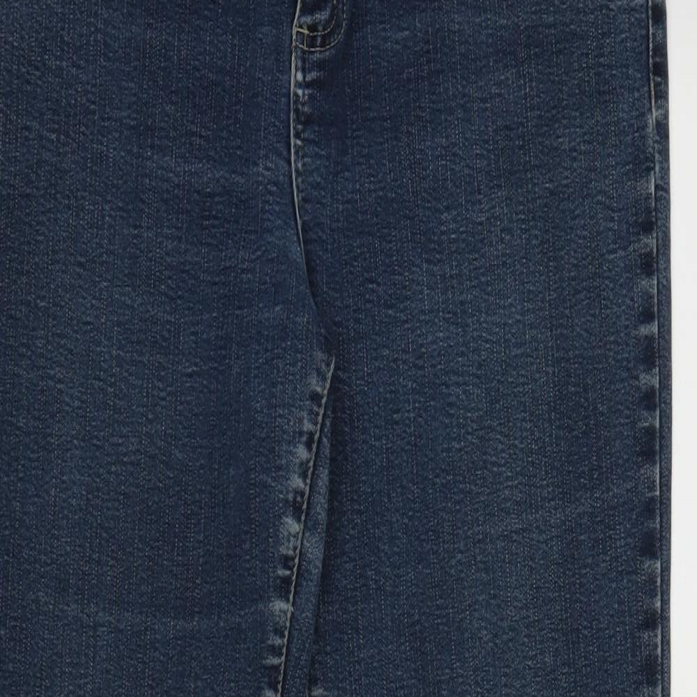 Per Una Womens Blue  Denim Bootcut Jeans Size 31 in L29 in