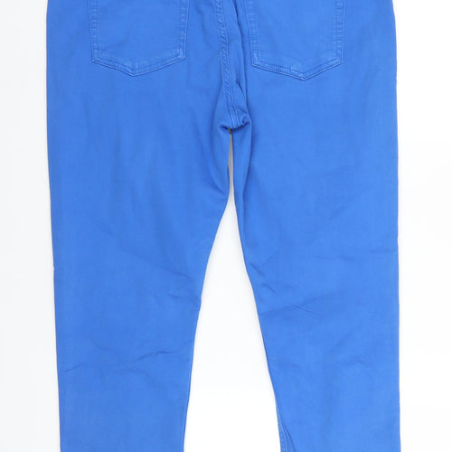 Marks and Spencer Womens Blue  Denim Skinny Jeans Size 14 L21 in