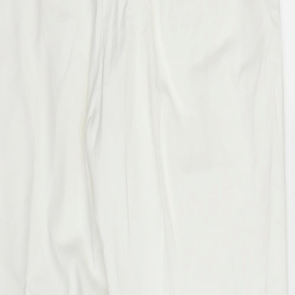 Marks and Spencer Womens White   Trousers  Size 8 L21 in