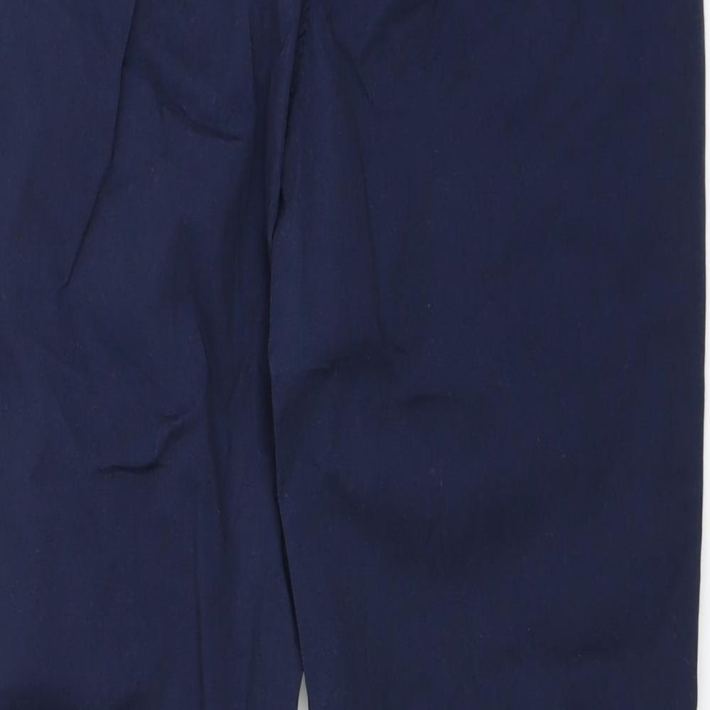 Papaya Womens Blue   Chino Trousers Size 12 L26 in