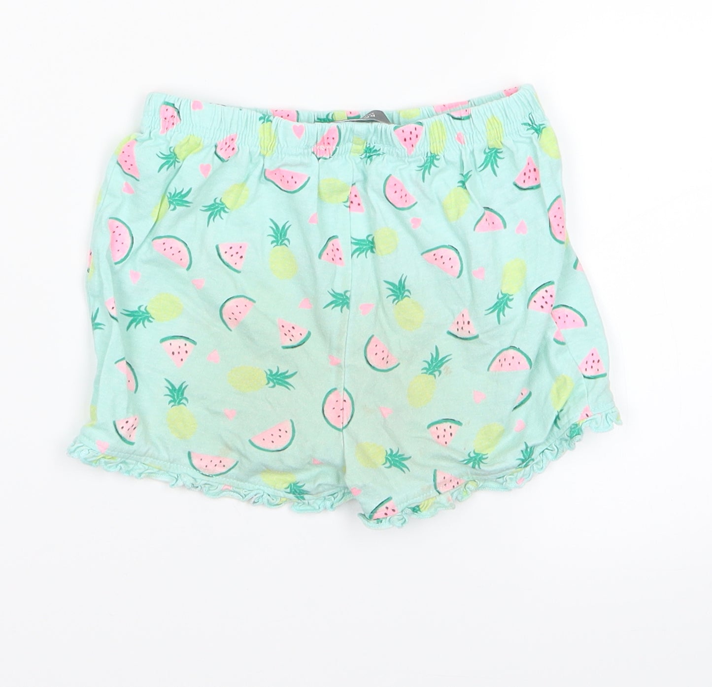 Preworn Boys Green   Sweat Shorts Size 2 Years