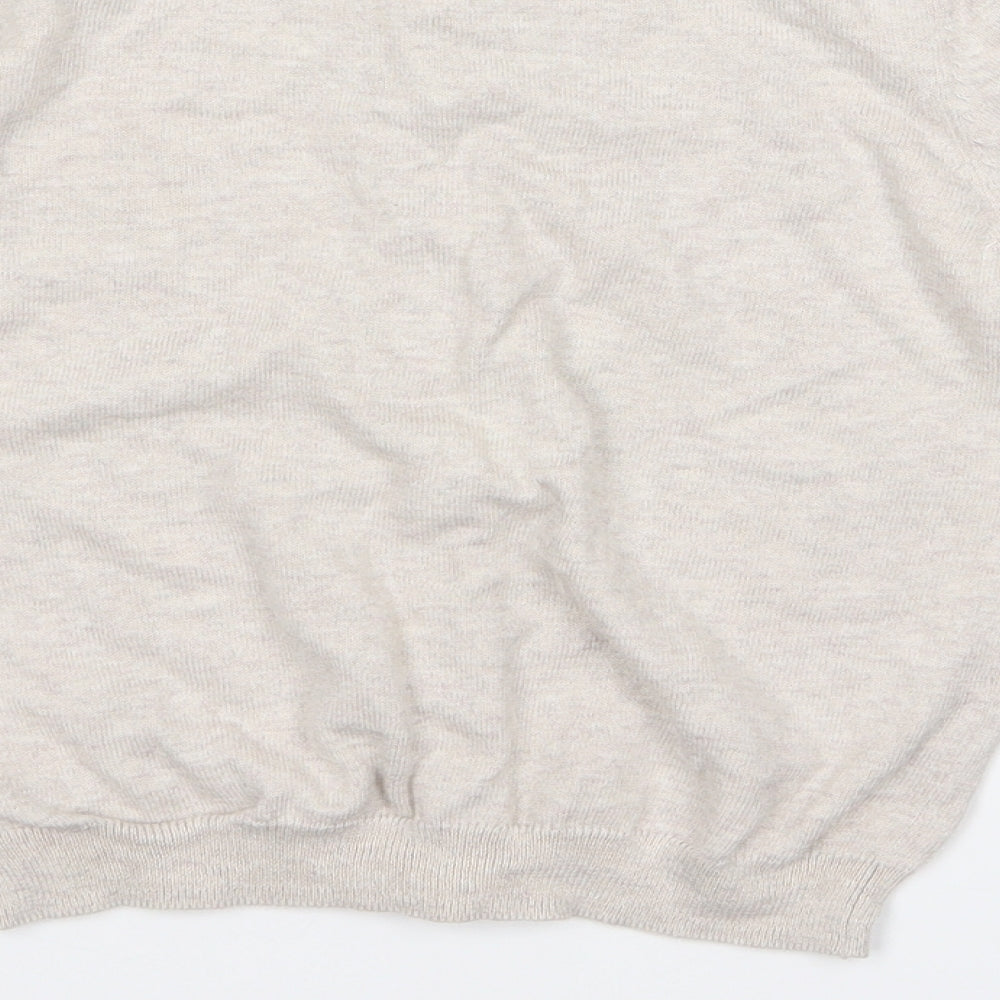 H&M Girls Beige   Cardigan Jumper Size 6 Years
