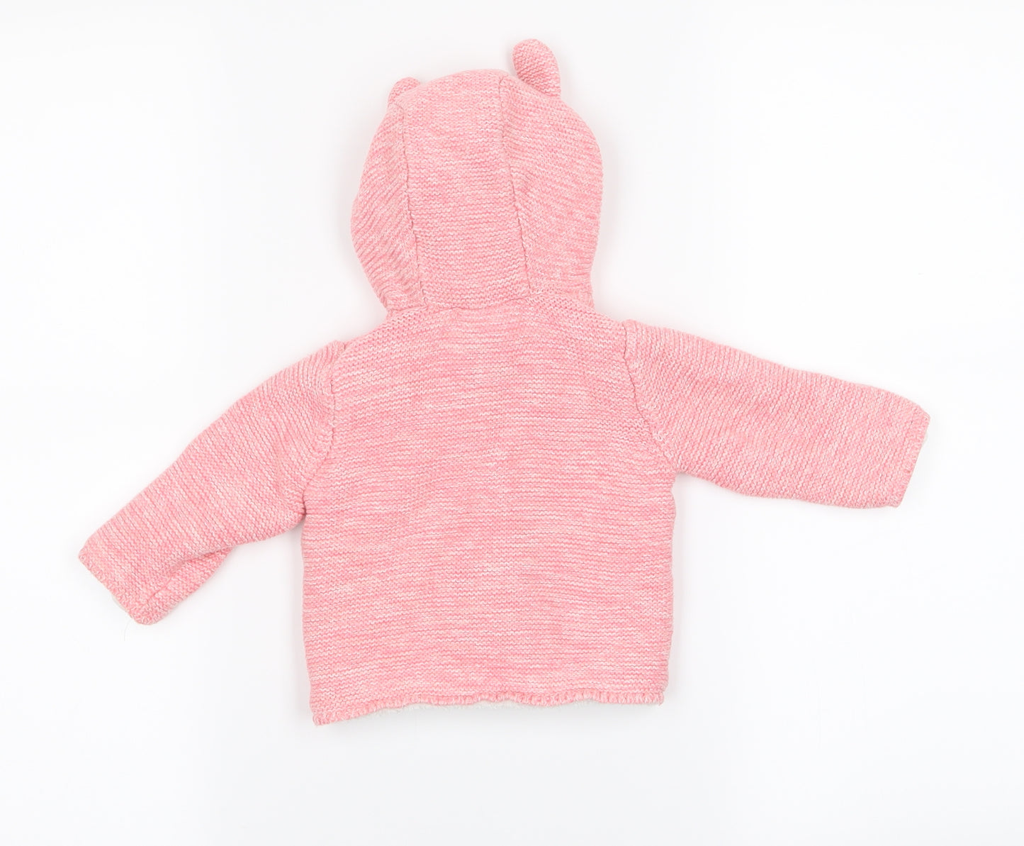 M Girls Pink   Overcoat Coat Size 3-6 Months