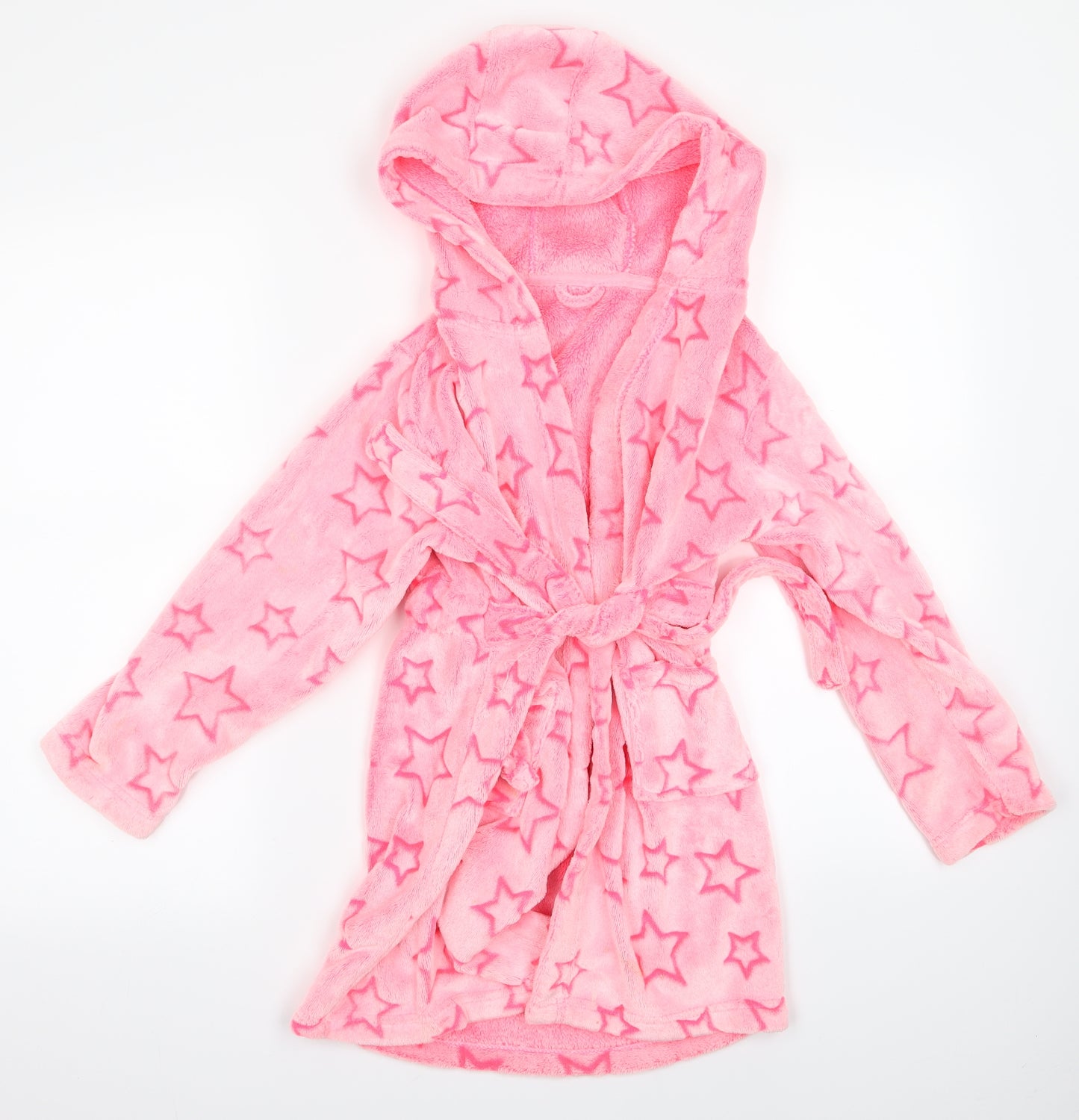 Preworn Girls Pink   Top Robe Size 8 Years