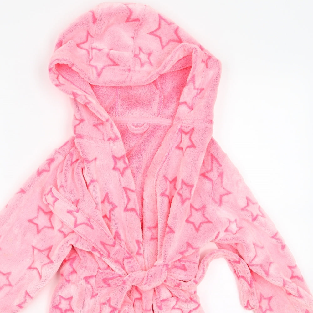 Preworn Girls Pink   Top Robe Size 8 Years