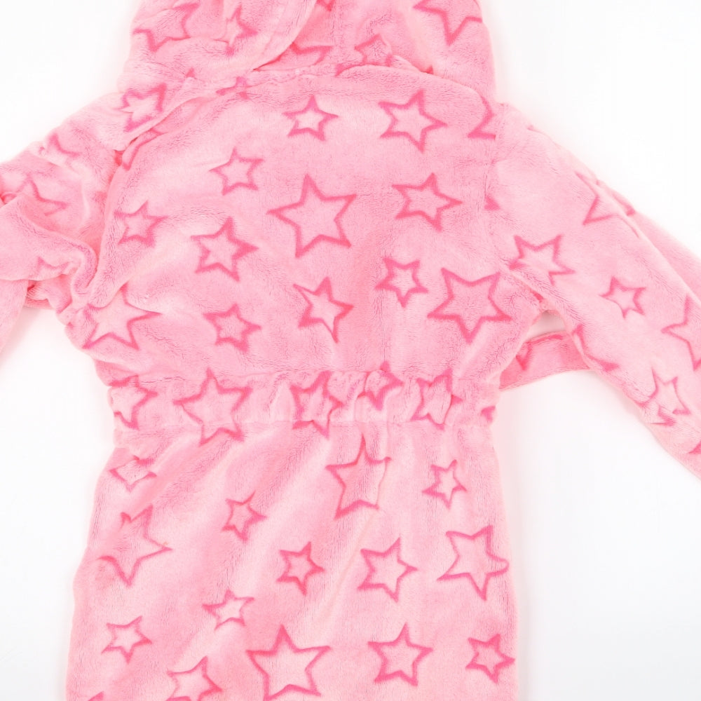 Preworn Girls Pink   Top Robe Size 8 Years