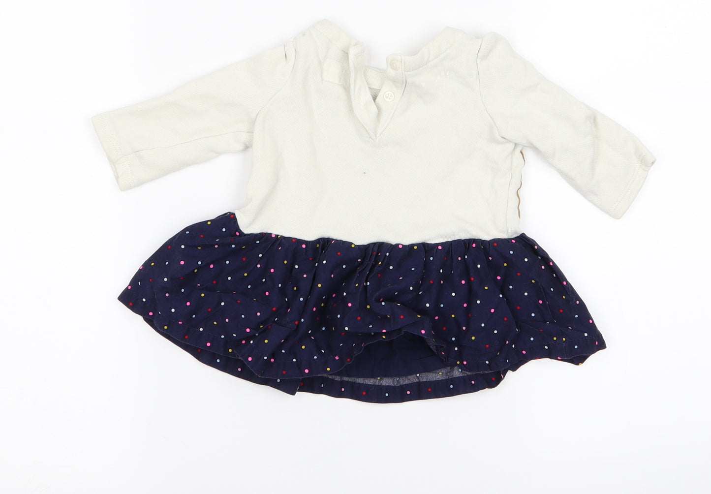 Gap Girls White   Babydoll Dress Size 3-6 Months