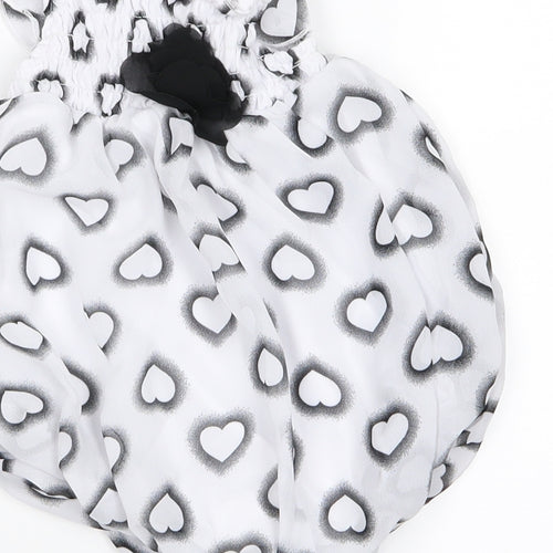 bon beb Girls Grey Animal Print  A-Line  Size 6-9 Months