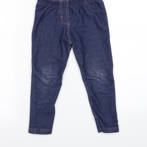 TU Girls Blue   Jegging Trousers Size 4 Years