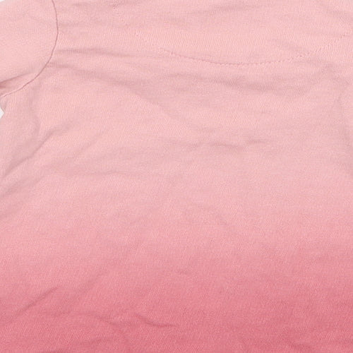 FRED AND FLO Girls Pink   Pullover Jumper Size 3-6 Months