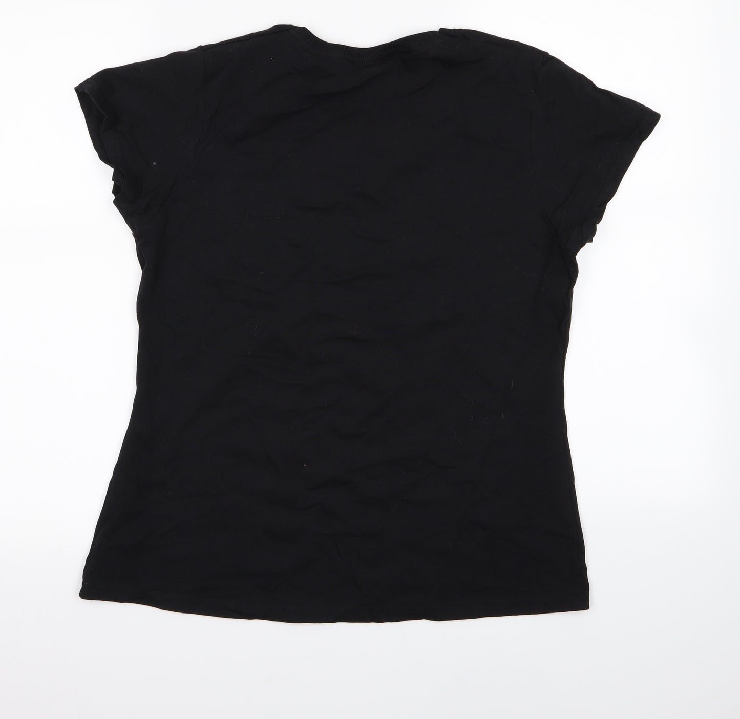 Fruit of the Loom Womens Black   Basic T-Shirt Size XL