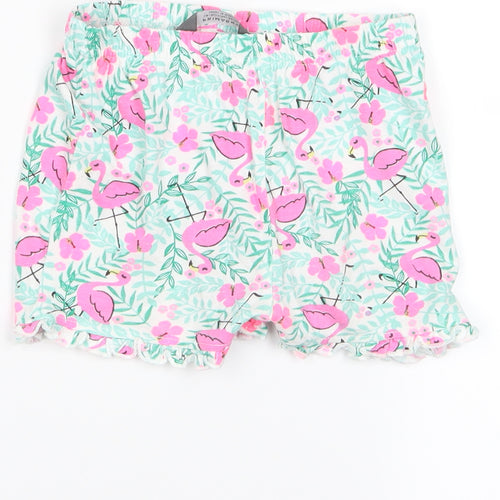 Primark Girls Green Animal Print  Babydoll Pyjama Pants Size 36 Months