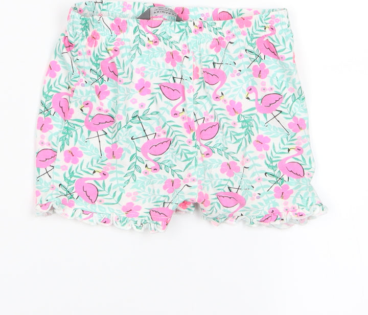 Primark Girls Green Animal Print  Babydoll Pyjama Pants Size 36 Months