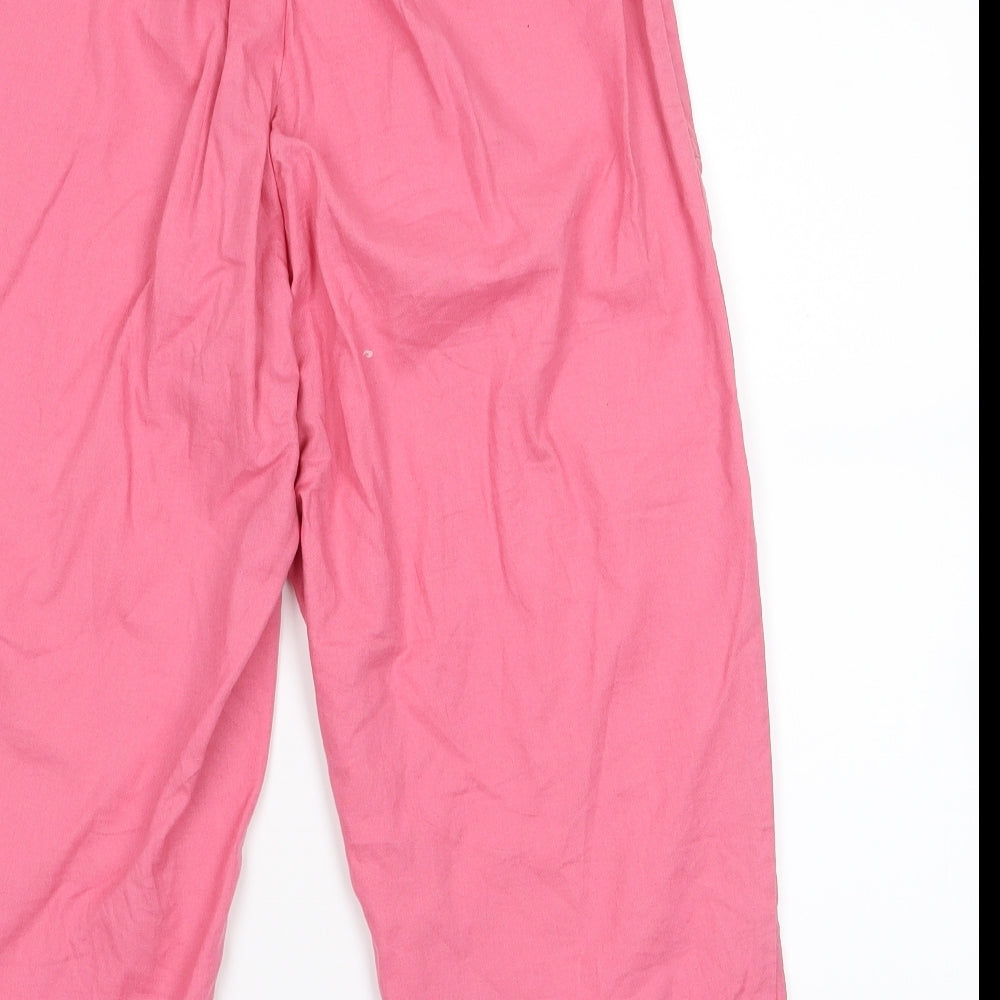 Preworn Womens Pink   Trousers  Size 16