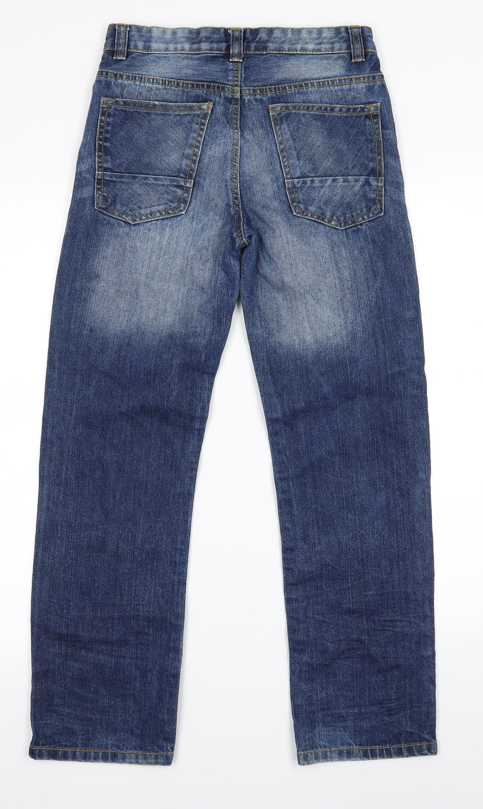 Primark Mens Blue   Bootcut Jeans Size 16 L25 in