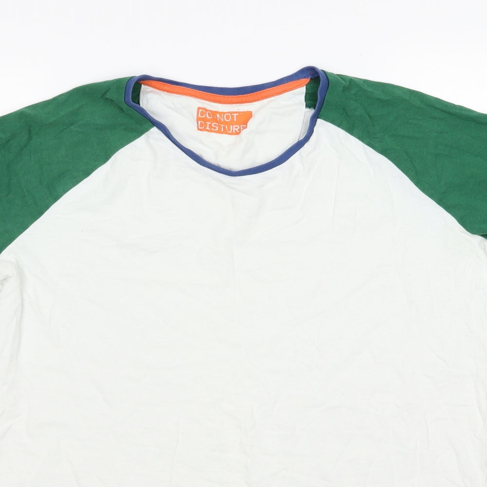 m&s Boys White   Basic T-Shirt Size 15 Years